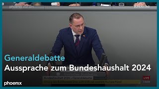 Aussprache zur Generaldebatte zum Bundeshaushalt 2024 am 310124 [upl. by Tatianna617]