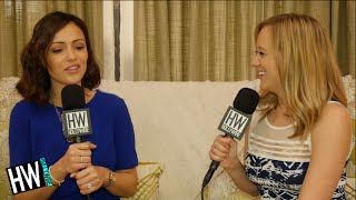 Chasing Life’s Italia Ricci Talks First Cast Impressions amp Season 2 Details  Hollywire [upl. by Leaw]