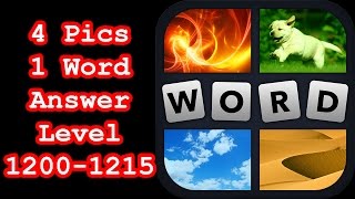 4 Pics 1 Word  Level 12001215  Find 3 words related to speech  Answers Walkthrough [upl. by Drofhsa]