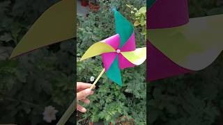 Paper Windmill❤️💫youtubeindia youtubeshorts ytshorts [upl. by Idnac980]