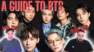 Non Kpop Fan A Guide to BTS Members The Bangtan 7 REACTION [upl. by Nickolaus]