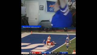 My reaction to Josh Allens 26 yard winning touchdown run against the Kansas City Chiefs nfl [upl. by Alegnave]