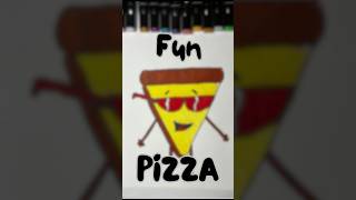 🍕 Draw a Fun and Tasty Pizza 🎨 Easy StepbyStep Tutorial for Kids kidsart shorts drawing art [upl. by Airetnuhs535]