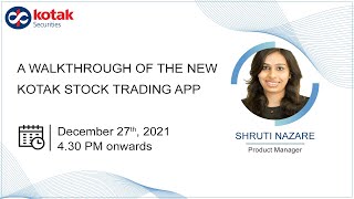 A Walkthrough of The New Kotak Stock Trading App [upl. by Burroughs]