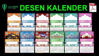 Design Kalender Dinding islami lengkap [upl. by Tessie]