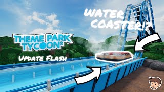 Theme Park Tycoon 2 making a water ride [upl. by Nahshun]