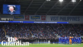 Vichai Srivaddhanaprabha tributes made to Leicester owner at Cardiff City [upl. by Bedelia160]