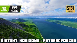 New Minecraft River is Beyond Belief  Exploring with Distant Horizons  ReTerraForged [upl. by Tsepmet990]