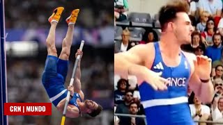 Viral Video French pole vaulter Anthony Ammirati misses out final but why Paris Olympics 2024 [upl. by Ydaf]