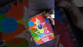 Easy warli painting for beginners warli ganpati making with 3D liner  Diy  shorts tribal art [upl. by Fondea]