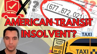 ☂️🚕 NYC TLC Insurance Giant American Transit Officially Insolvent Impact On Premiums [upl. by Ennoid629]