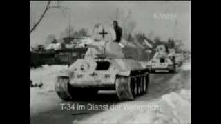 T34 im Einsatz der Wehrmacht  Rollbahn RoslawlJuchnow 8mm Schmalfilm WW2 [upl. by Asenab36]