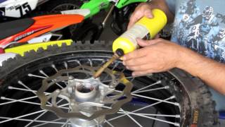 Dirt Rider Tech How To Change Wheel Bearings [upl. by Grunberg202]