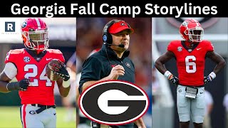 Georgia Football Fall Camp Storylines  UGA Football 2024 [upl. by Rivard]