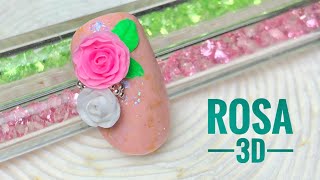 Rosa 3D con GEL PLASTILINA  Plastigel [upl. by Ainerbas]