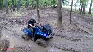 Grizzly 660 and Renegade 1000 playing in a little mud [upl. by Sasnett]