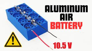 How To Make an Aluminium Air Battery  Genuine Experiment for Batteries DIY [upl. by Pris]