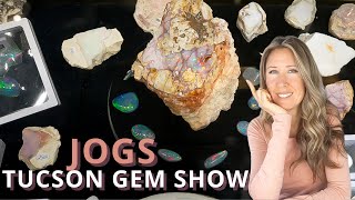 JOGS Tucson Gem Show  Opal Kazakhstan Turquoise [upl. by Ahseiuqal]