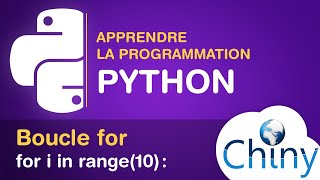 Apprendre Python  Boucle for Structures itératives [upl. by Onitsuj296]