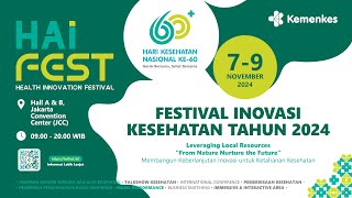 Festival Inovasi Kesehatan tahun 2024 HALL B [upl. by Romine]