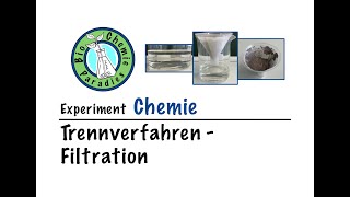 Experiment Chemie – Trennverfahren III – Filtration [upl. by Tammany]