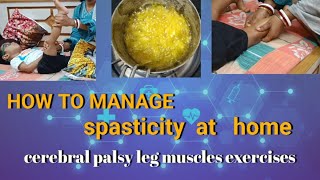 How to reduce spasticity at home  cerebral palsy spasticity management [upl. by Aisac]