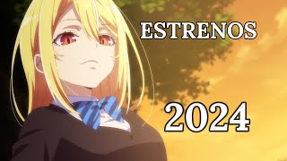 ESTRENOS ANIME 2024 [upl. by Tillford451]