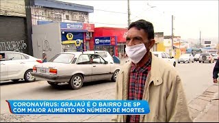 Grajaú é o bairro de SP com maior aumento no número de mortes por Covid19 [upl. by Stodder]