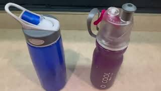 Comparing CamelBak and O2Cool Water Bottle [upl. by Changaris]