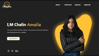 Personal Portfolio Website Using html and css only  How to create Personal Website newtoyou [upl. by Neirda]