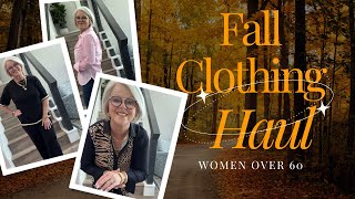 Fall Clothing Haul For Women Over 50  Chicos  Talbots  Walmart  Amazon  Hurry Sales End Soon [upl. by Eustacia]