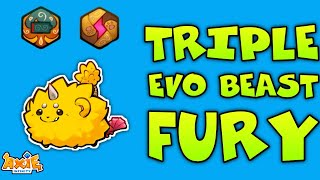 FULL DAMAGE TRIPLE FURY EVO BEAST  AXIE ORIGIN INFINITY  LEADERBOARD  OFF SEASON 6 [upl. by Ursi376]