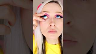 Lenses lifehack test 🤓💖🌈 beauty makeup beautylifehacks lifehacks [upl. by Annairt]