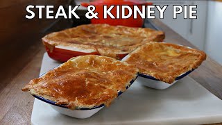 Easy Steak and Kidney Pie Recipe  Homemade amp packed full of flavour [upl. by Bekki759]