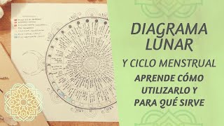 Diagrama Lunar 🌘🌕🌒🌑 Ciclo Menstrual 🌙 Con ARQUETIPOS Y FASES [upl. by Scheer286]