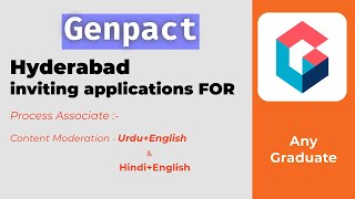 Genpact Hiring Content Moderation Roles [upl. by Ainaj647]