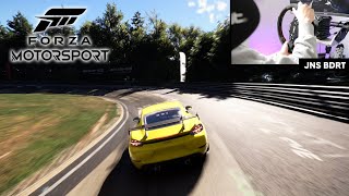 Forza Motorsport  2022 Porsche 718 Cayman GT4 RS  Fanatec CSL DD Gameplay [upl. by Retsam]