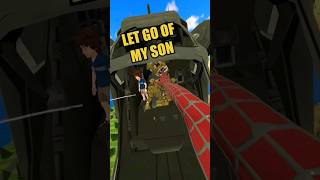 SpiderMan VR SAVES HIS SON 🙏😂 vr virtualreality spiderman gaming [upl. by Vidda]