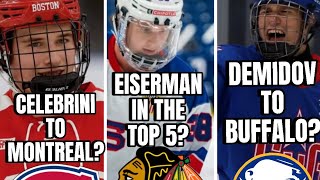 THIS DRAFT CLASS IS INSANE MY 2024 NHL MOCK DRAFT Top 10 PICKS [upl. by Aciruam104]