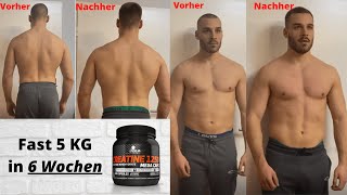 Kreatin 6 Wochen Selbstexperiment  Creatine 6 Weeks Transformation 2021 [upl. by Kcirrad229]