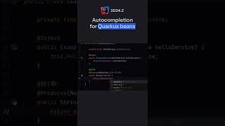 IntelliJ IDEA 20242 Autocompletion for Quarkus beans [upl. by Car]