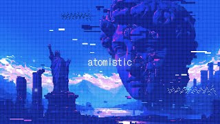 原子 atomistic⛓️synthwave vaporwave retrowave cyberpunk hacking bgm [upl. by Longawa818]