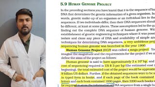 HUMAN GENOME PROJECT  NCERT LINE BY LINE  neet2024 boardexam [upl. by Allana]