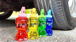 Crushing Things With Car Best Car vs Colored Toys amp Slime  Running Over Stuff With A Car ASMR [upl. by Haissem]