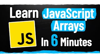 JavaScript Arrays Crash Course [upl. by Uchida369]