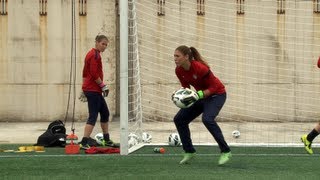 Inside the Lines US WNT Goalkeepers in Foxborough Mass [upl. by Oisangi]