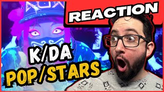 Kpop noob REACTS to KDA  POPSTARS ft Madison Beer GIDLE Jaira Burns  League of Legends [upl. by Ellenar]