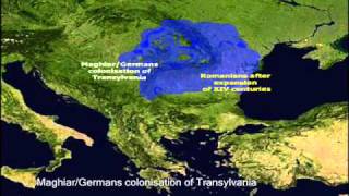 Romanians  Ethnic map evolution between 200 BC and present [upl. by Ehtyaf]