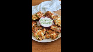 Jalapeño Popper Chicken Fritters [upl. by Aleet]