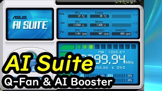 AI Suite QFan amp AI Booster  ASUS P5B Premium Vista Edition [upl. by Amitie]